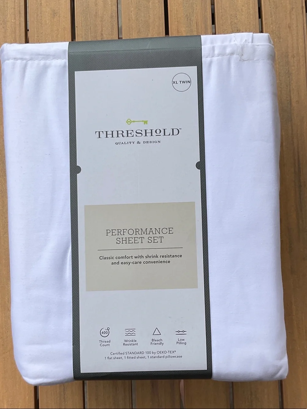 Threshold Performance Sheet Set - White XL Twin NWT